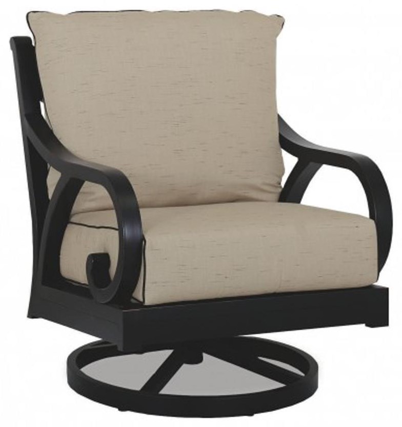 Sunset West Monterey Swivel Rocking Club Chair Belfort Furniture